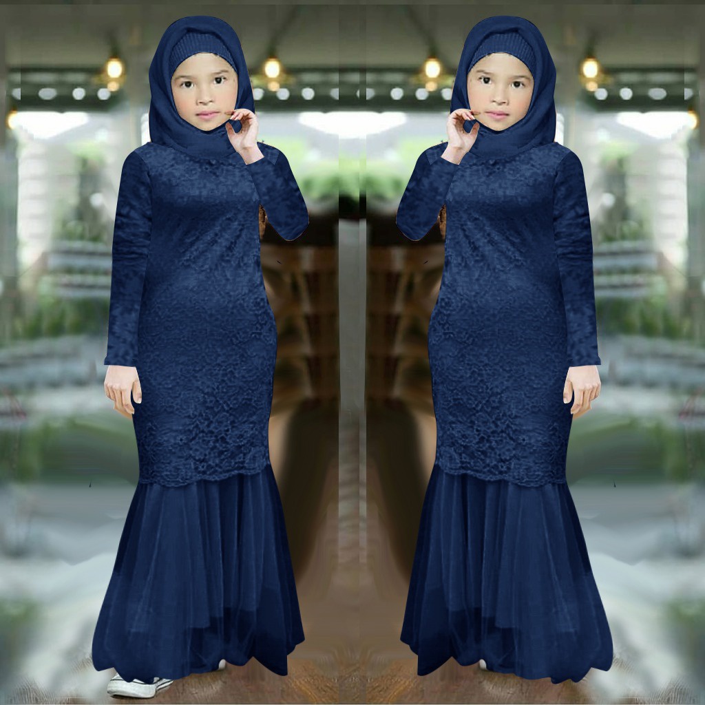 KID CELMIRA | 5 WARNA | 4 UKURAN S M L XL | GAMIS BRUKAT ANAK PAKAIAN ANAK PEREMPUAN GAMIS ANAK SERA
