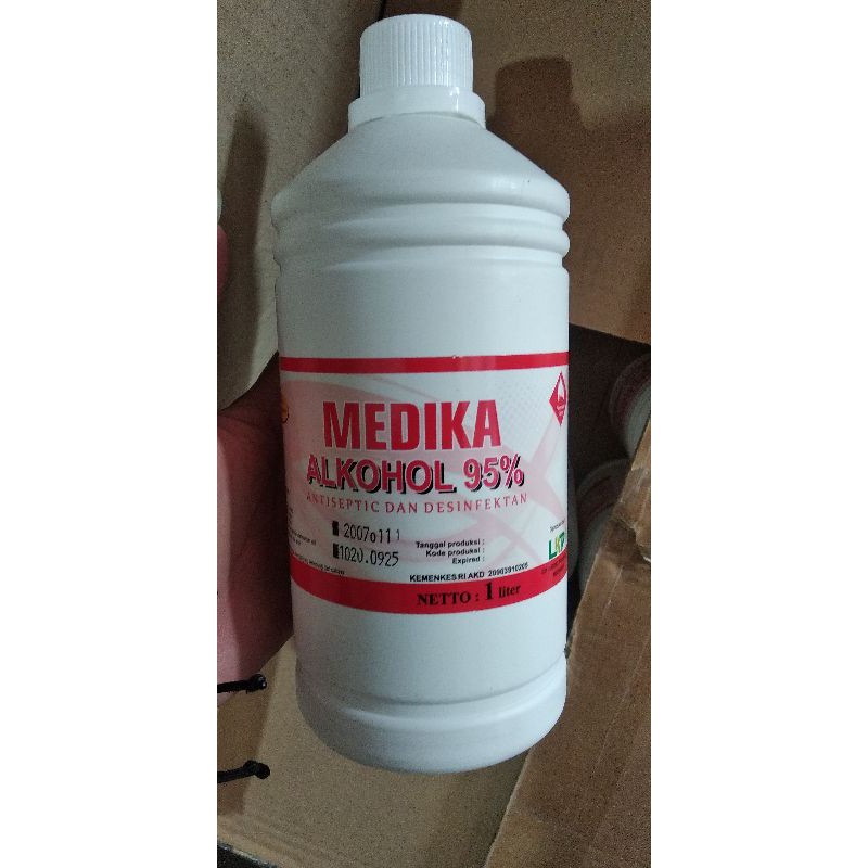 MEDIKA Cairan Antiseptic / Alkohol 70% / Alkohol 95% / Antiseptic / Alkohol