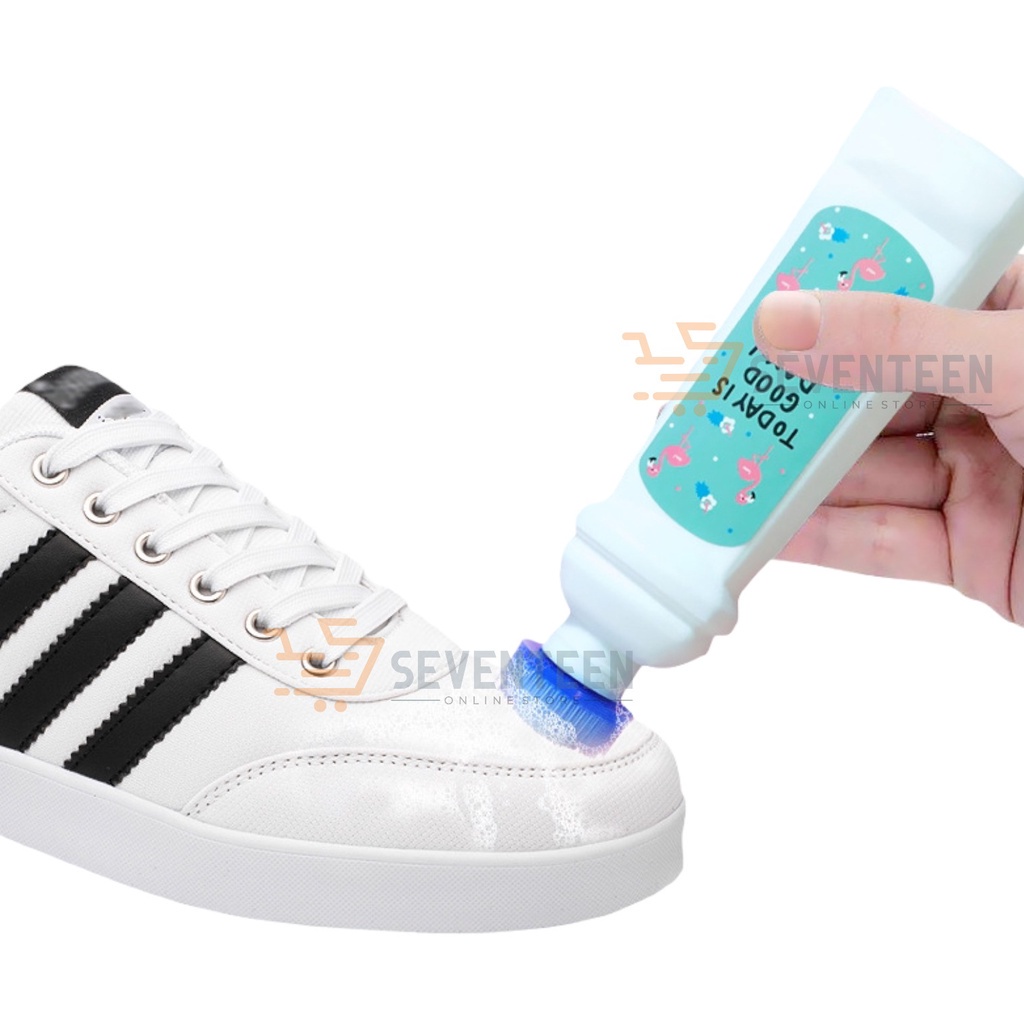 CAIRAN PEMUTIH SEPATU AJAIB 100ML SIKAT BRUSH SEMIR SEPATU CAIRAN PEMUTIH SNEAKER SHOES BRUSH