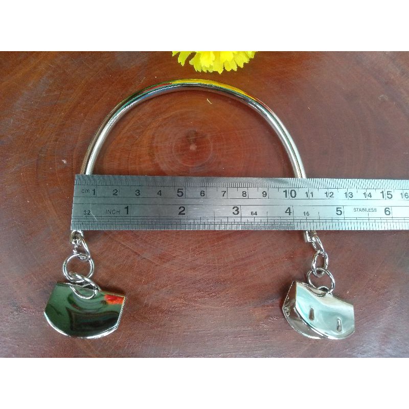 handle/gagang tas rajut/handle tas besi (1 pasang/2pcs)