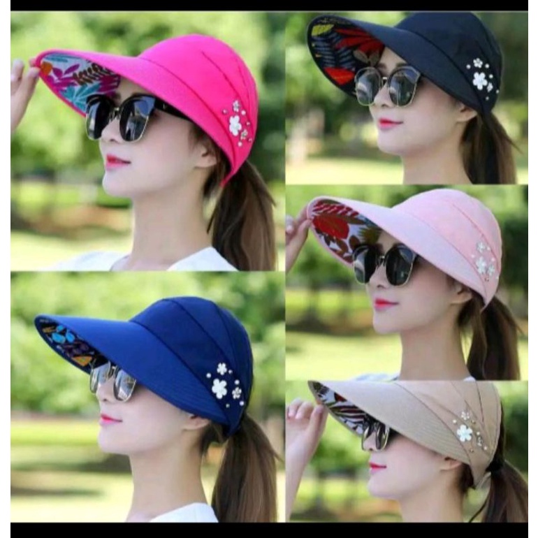 TOPI VISOR WANITA