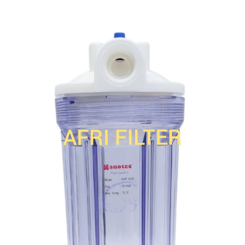 Paket Filter Air 3 Tahap Untuk Air PAM  Siap Pakai (Clear 10&quot; drat 3/4&quot; - SSC)