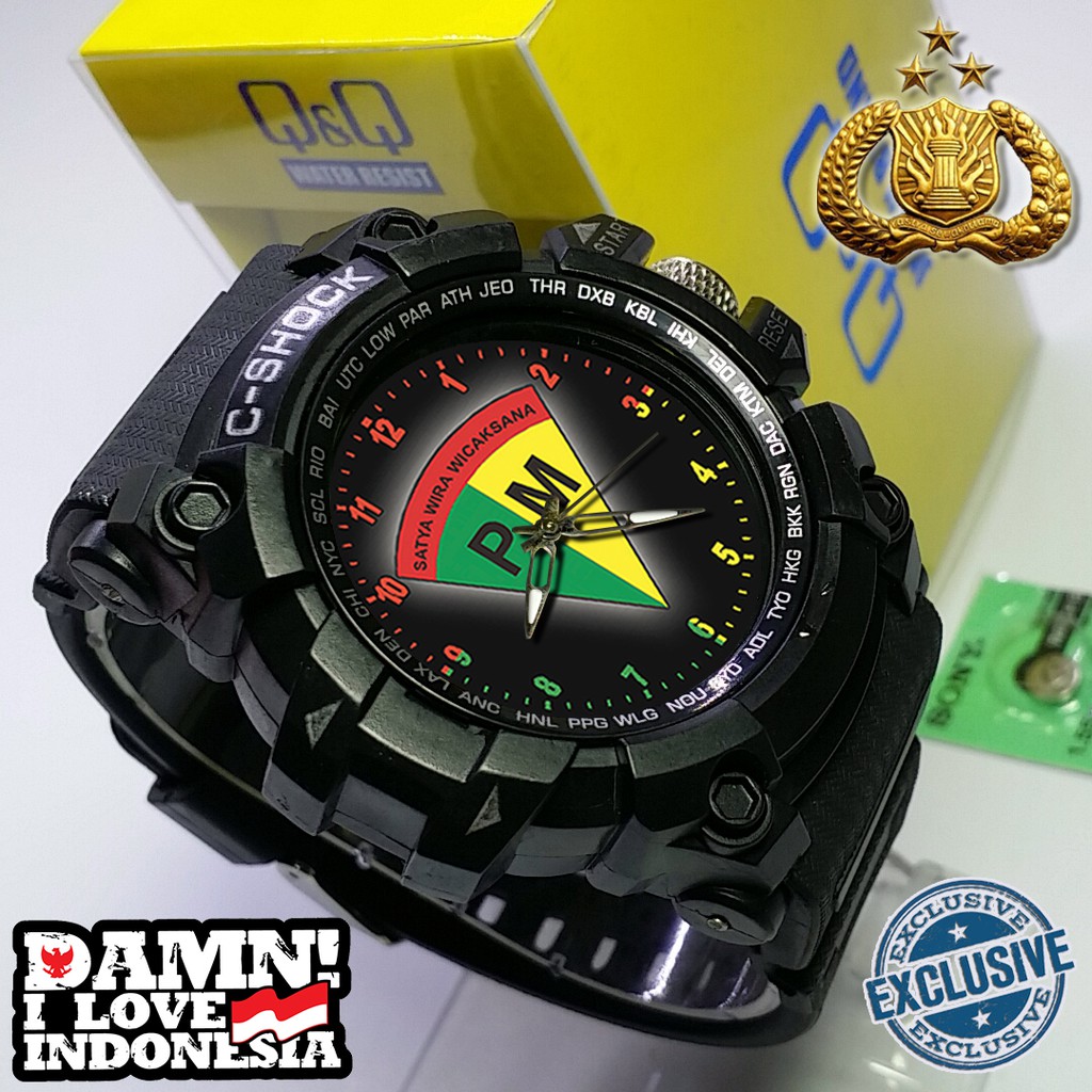 (EXCLUSIVE) JAM TANGAN POLISI MILITER (PM)