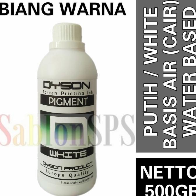 

Biang Warna Sablon White 500Gr Dyson Pigmen Sablon