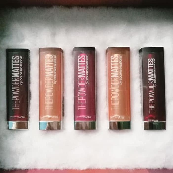 Lipstick Maybelline Powder Matte Lipstik Maybeline The Powder Mattes