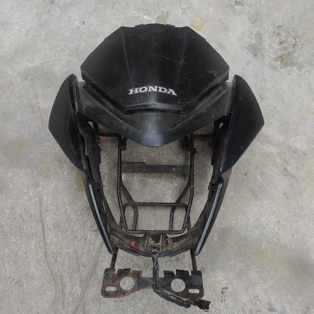 batok batok lampu depan ples breket Honda Megapro new monoshock original honda megapro