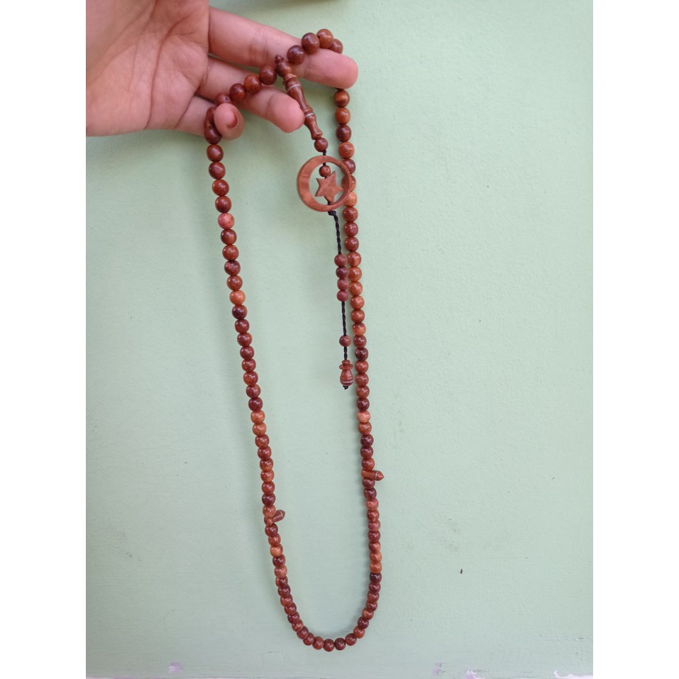 TASBIH KAUKAH MOTIF PRADA BULAN BINTANG-TASBIH KAUKAH PRADA-TASBIH KOKKA PRADA-TASBIH KAUKAH ASLI