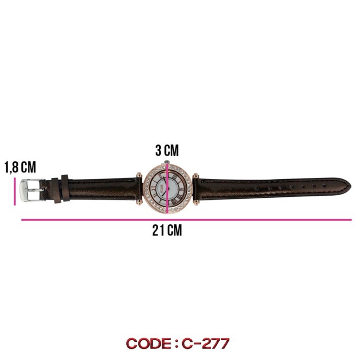 NEW Jam Tangan Wanita Mewah ANALOG Fashionable C-277