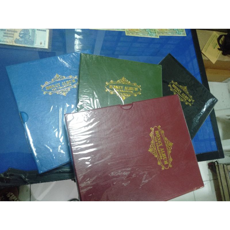 ALBUM UANG KERTAS BESAR (DAPAT DI REFILL) TANPA REFILL