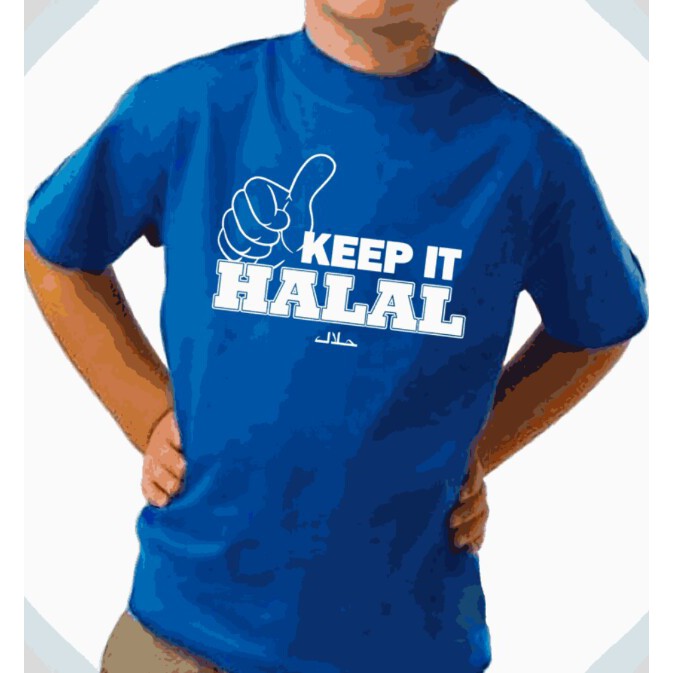 KAOS ISLAM HALAL/BAJU MUSLIM/TSHIRT ROHANI(XXL-XXXL-XXXXL)