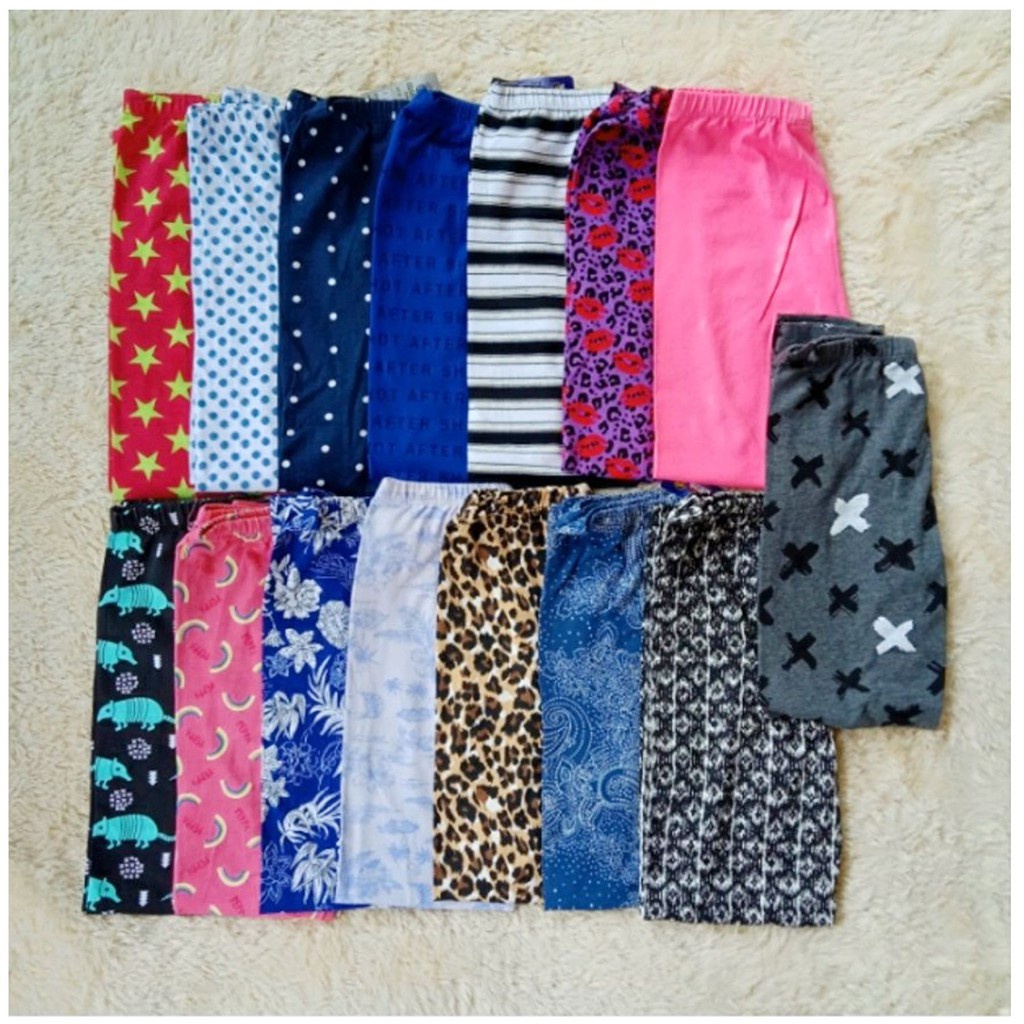 Legging Anak Spandek Usia 6 bulan sampai 2 Tahun / Leging Anak Perempuan Motif &amp; Polos / Jegging Anak