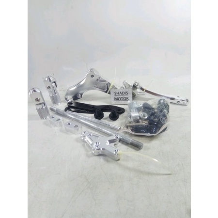 Underbone Footstep Motor Merk Combiz Motor MX New Warna Silver MD Lipat