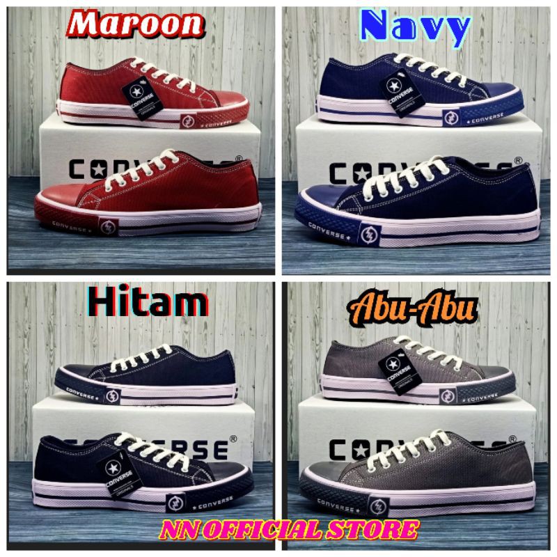 Sepatu Convers Pria Wanita Premium - Sepatu Sekolah Cowo Cewe Original All Start  Murah