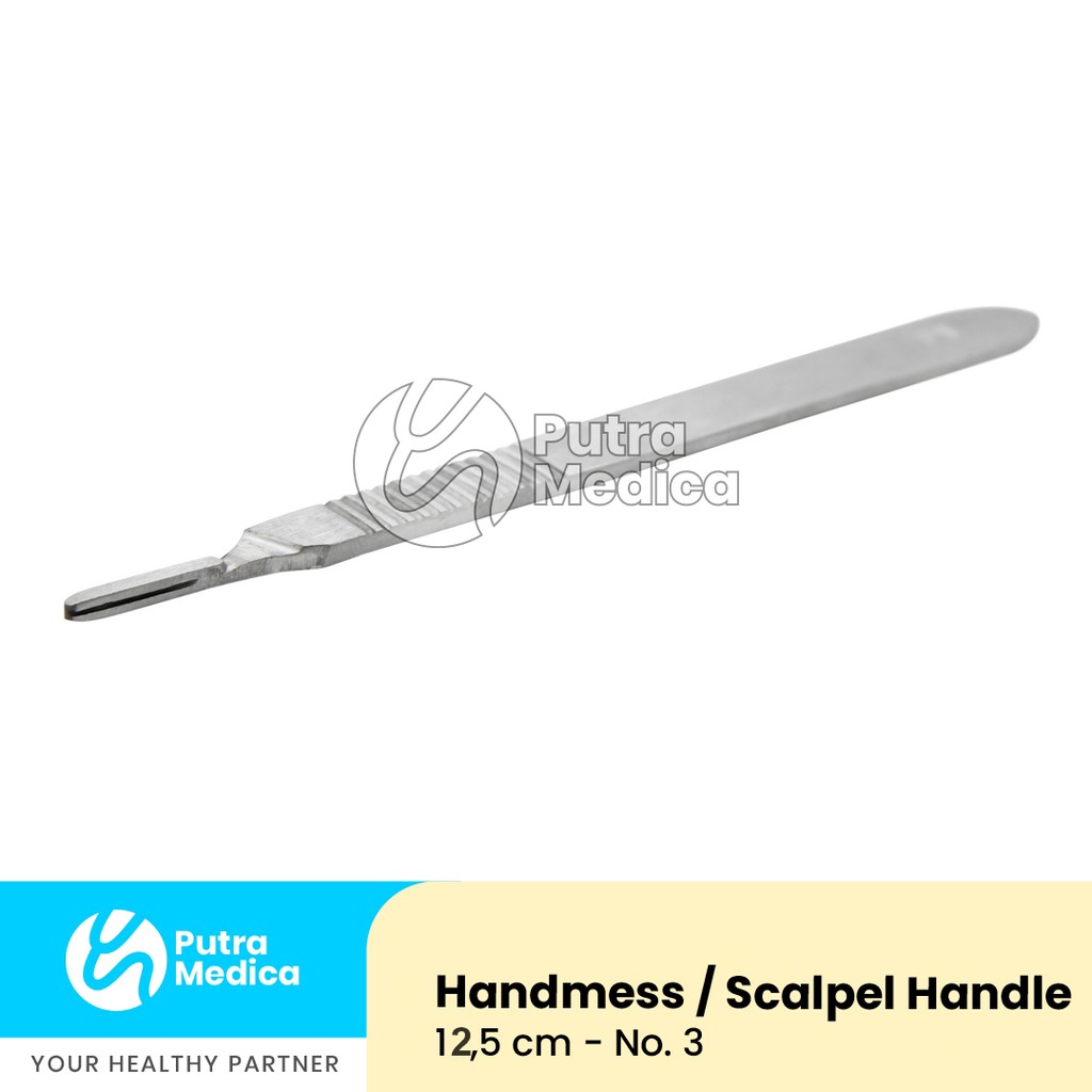 Handmess / Scalpel Handle / Gagang Pisau Bedah Bisturi / Pegangan Surgical Blade