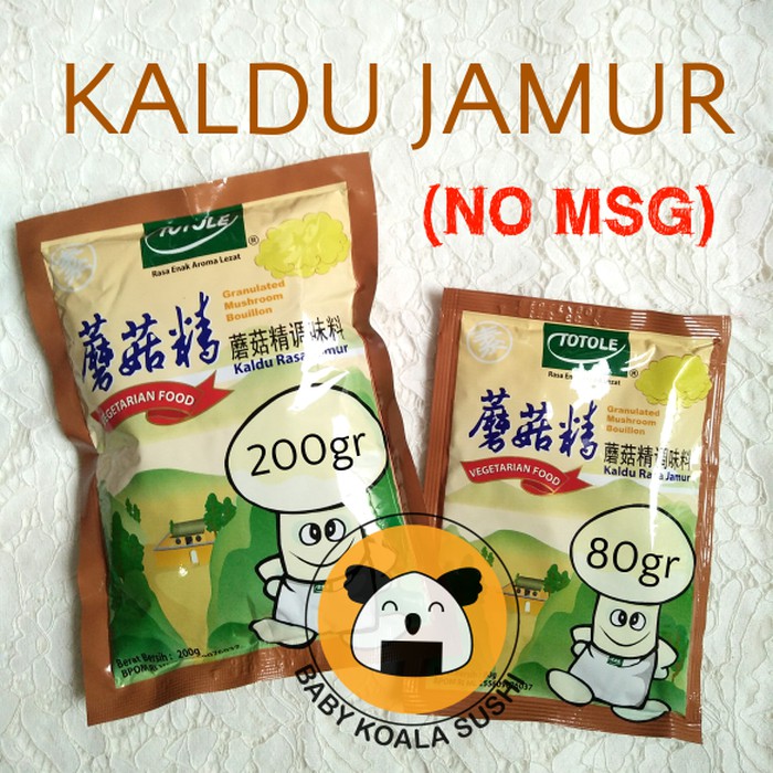 

DISKON TOTOLE KALDU JAMUR 200G (NO MSG) KALDU VEGAN !!