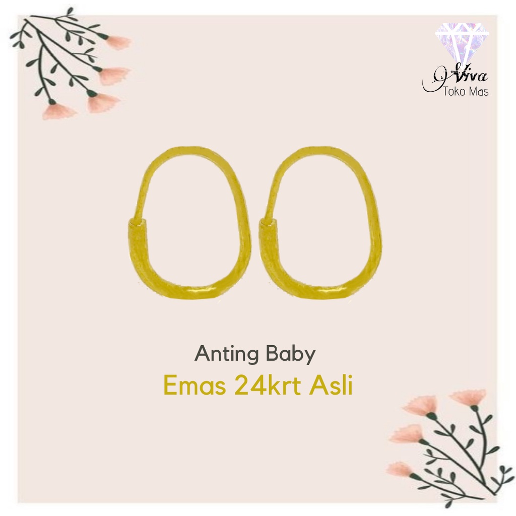 ANTING BABY EMAS 24 KARAT