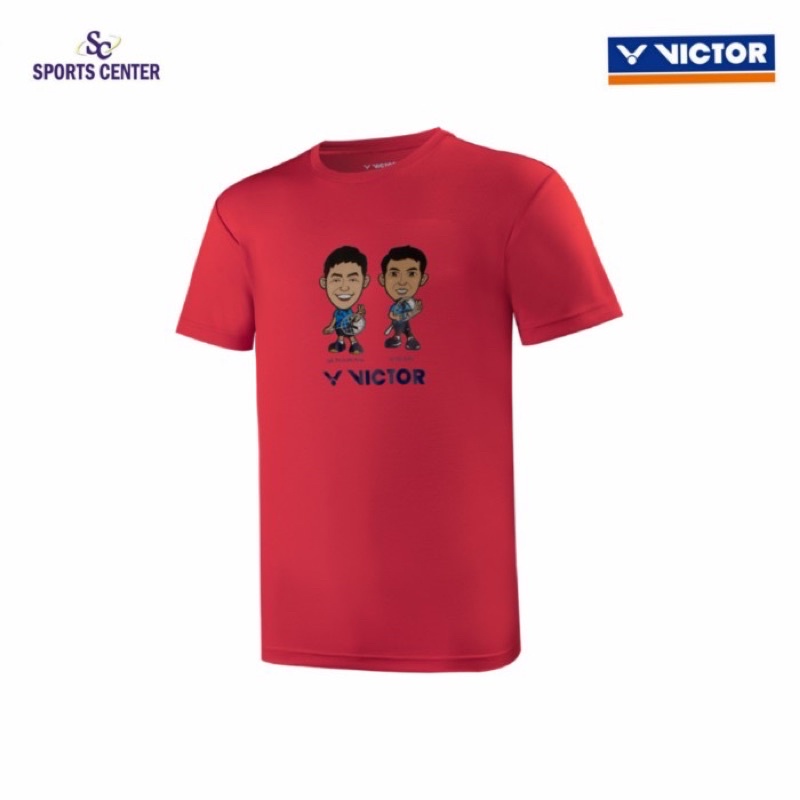 New Kaos / Jersey Victor Ahsan Hendra T 20032 /T-20032 /T20032 D Red