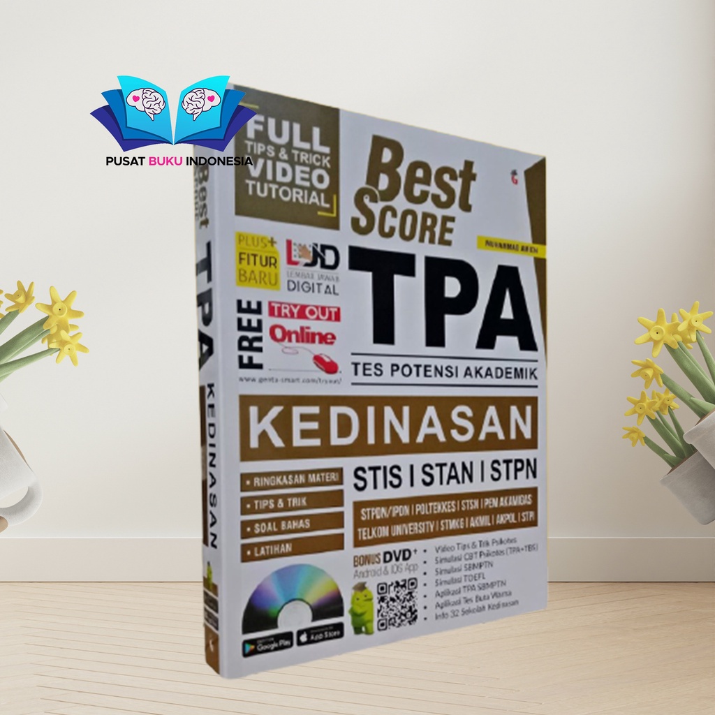 Buku Belajar Pelajaran Tes Soal Psikotes Tpa Kedinasan Cpns Bumn