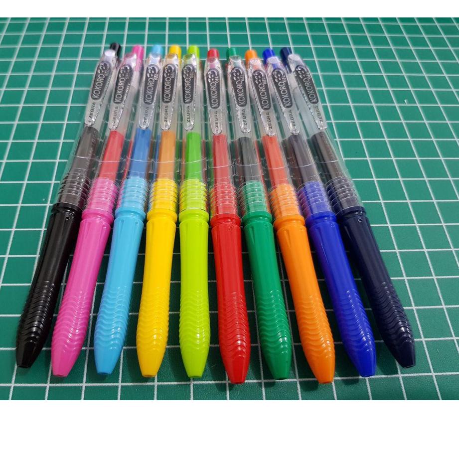 

⇮ Pulpen Gel Kokoro / Zebra Kokoro Color 0,5mm (harga grosir) エ