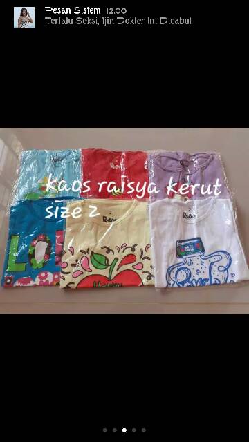 KAOS ANAK TANGAN KERUT