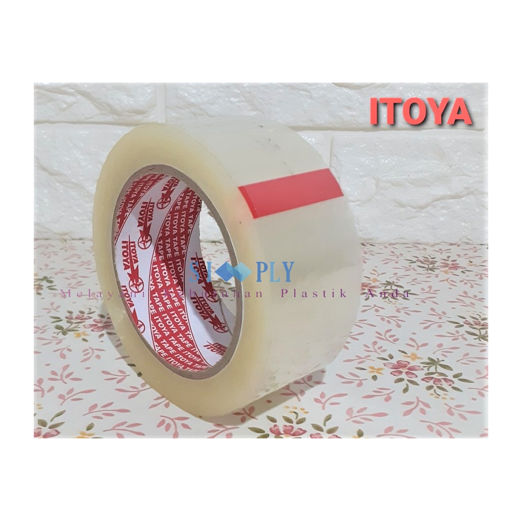 

Lakban OPP ITOYA 1.8 inch / 48mm x 53 yard Full (48 M) Bening Coklat