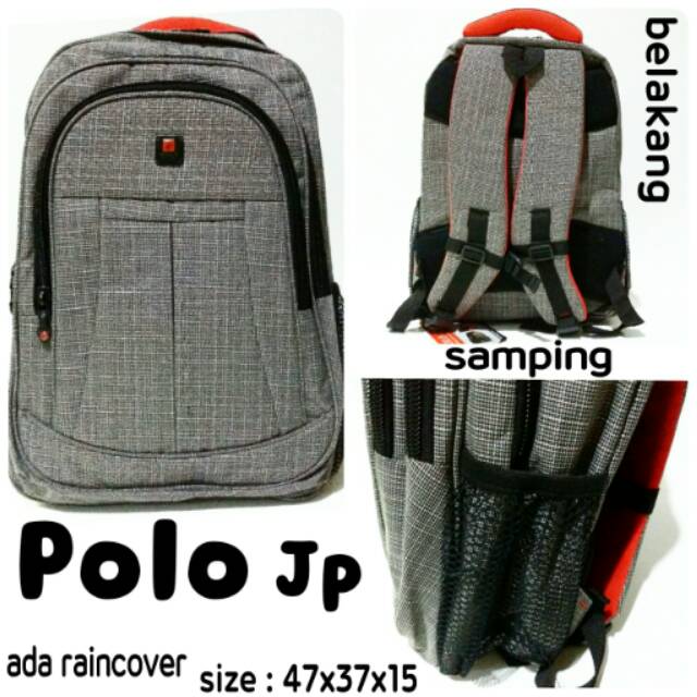 Tas ransel backpack Polo JP tas punggung keren terbaru dan termurah