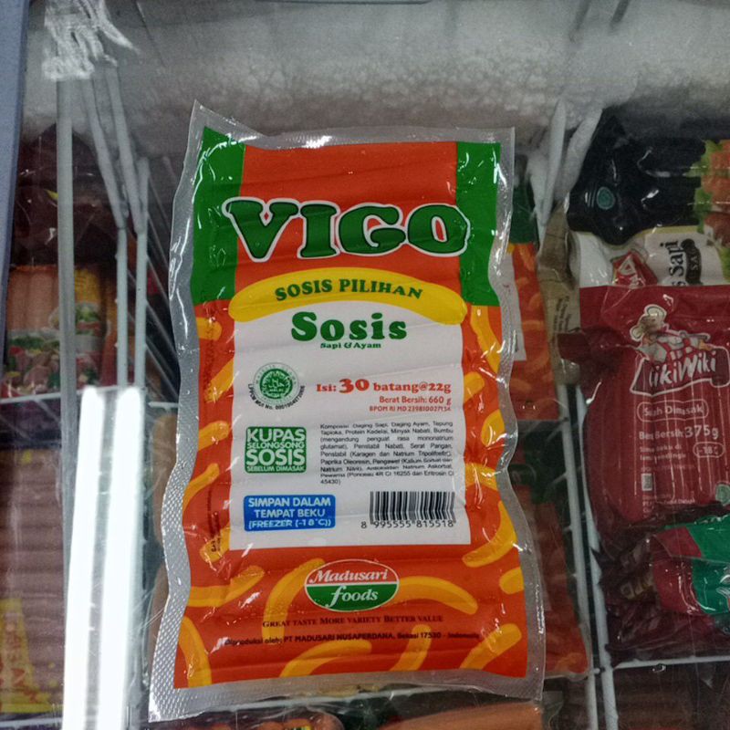 

Vigo Sosis Sapi Ayam 30 pcs