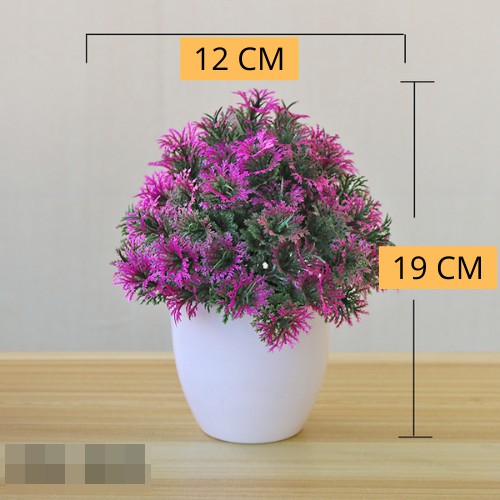 MARKAS PT31 Pot Tanaman Hias Bunga Hias Plastik Ornamen Pot Bongsai Artificial Flower Decoration