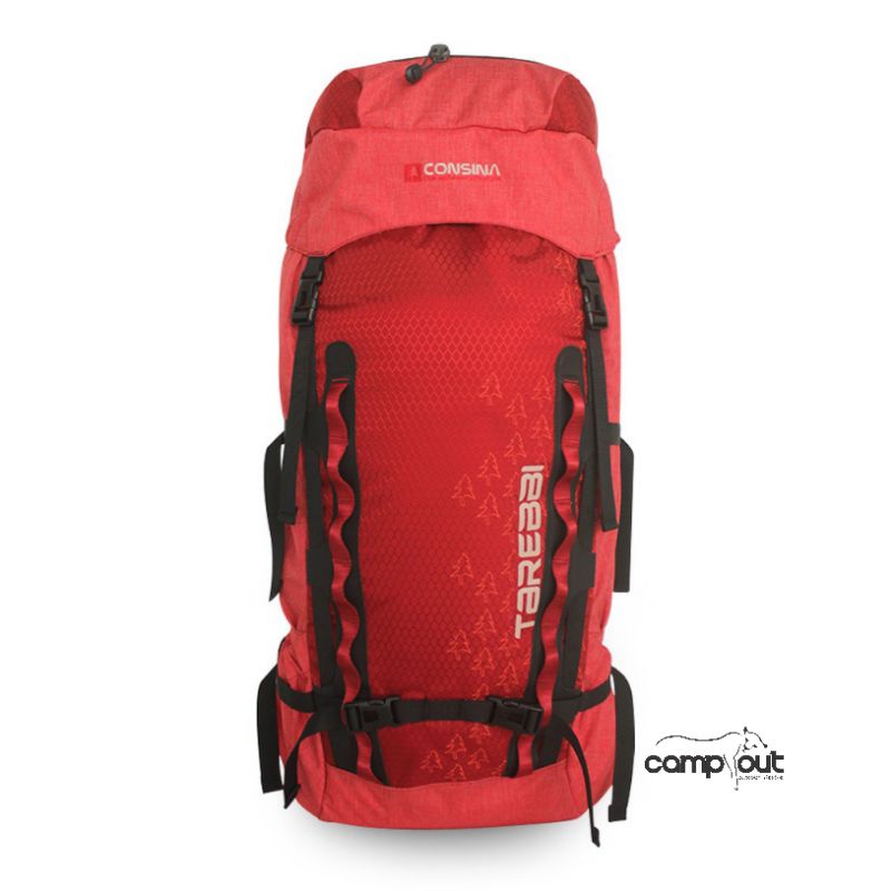 Consina Tarebbi Tas Carrier 60L - Tas Keril Gunung Hiking Camping - Tas Gunung Pria Wanita