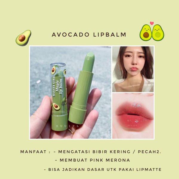 [ ORIGINAL ] LIPBALM AVOCADO THAILAND Hasaya girl