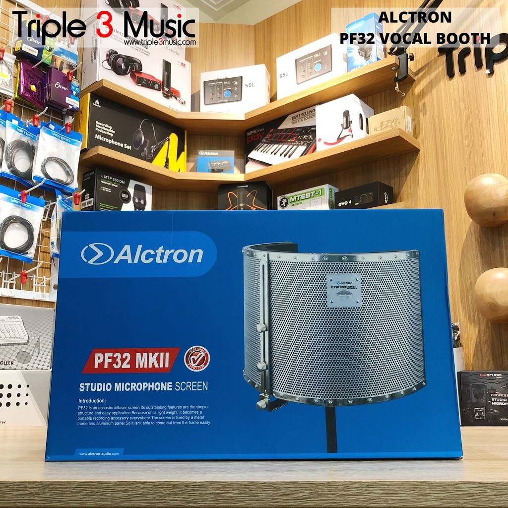 Alctron PF32 MKII VOCAL BOOTH UKURAN besar 180 lingkaran