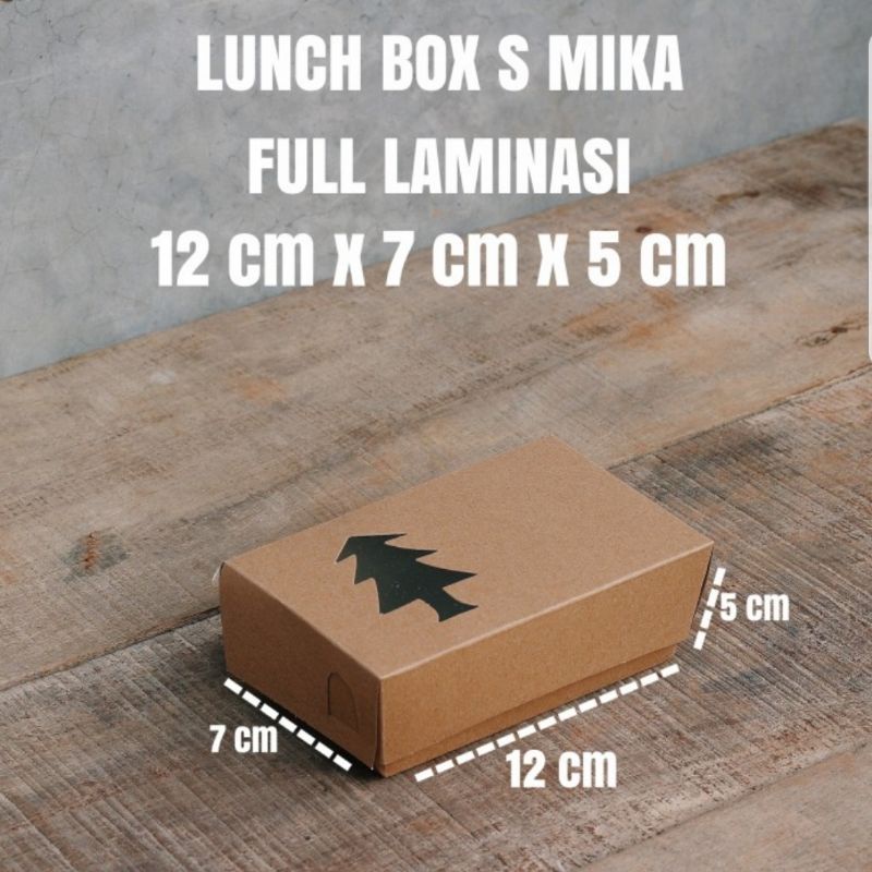 PAPER LUNCH BOX MIKA SIZE S