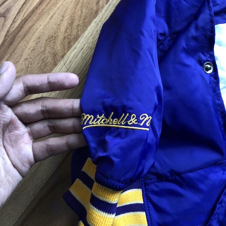 Telah Hadir.. JAKET VARSITY LAKERS - 8 LAKERS UNGU FULLTAG MIRROR PRIA WANITA JACKET