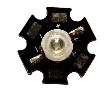 "881’ +PCB High Power LED 1W Biru Super Bright HPL 1 watt Blue + heatsink «714  -