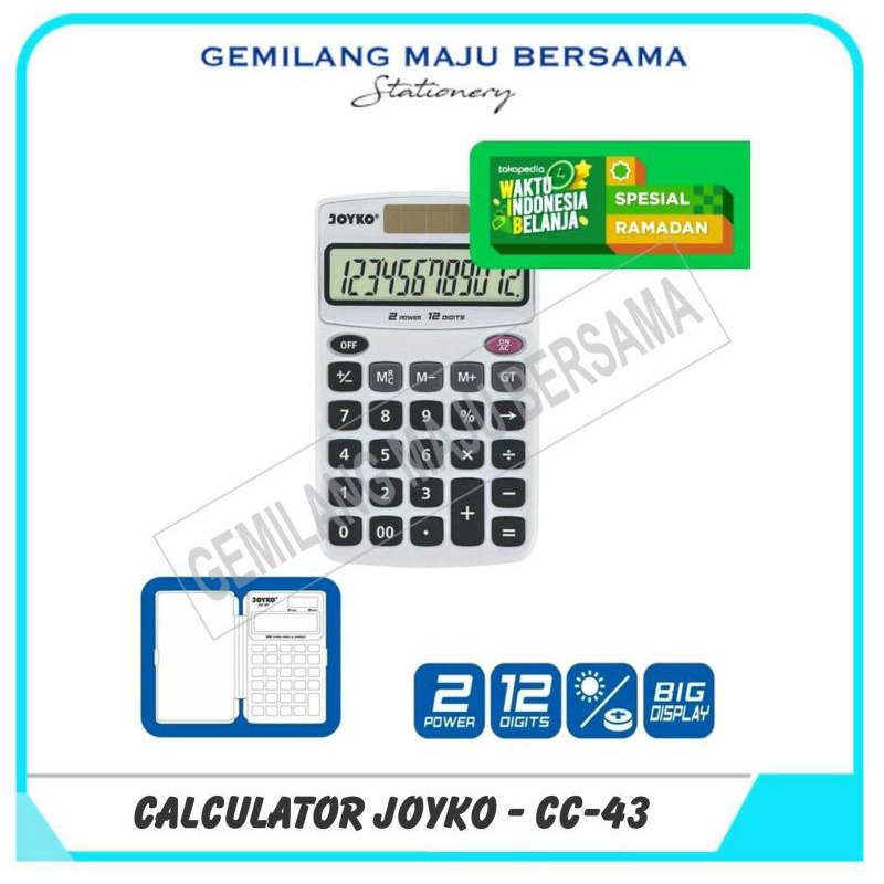 

Calculator / Kalkulator Joyko CC-43 / 12 Digits