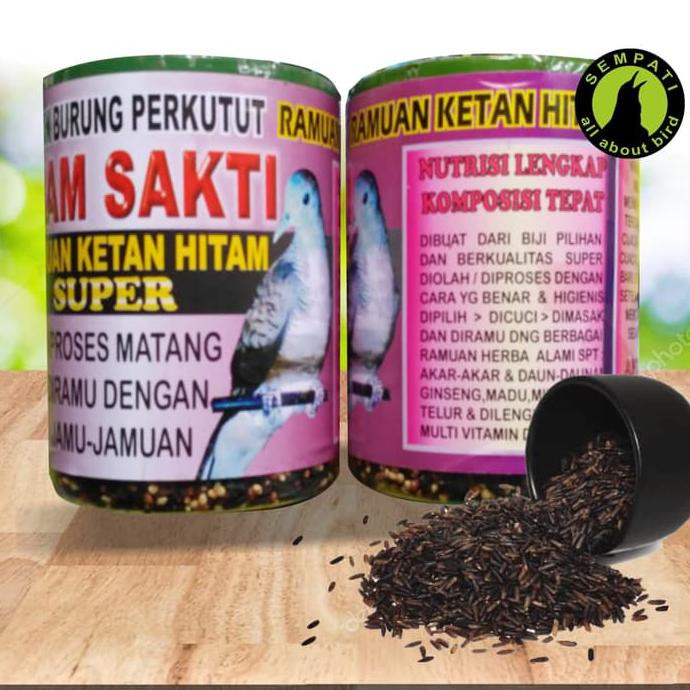 Buruan Beli Pakan Burung Perkutut Ketan Hitam Super Alam Sakti