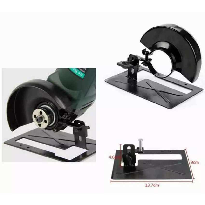 Dudukan Gerinda + COVER Gergaji Stand Holder DIY Guide Tatakan Pengaman Circular Saw Mesin Grinder