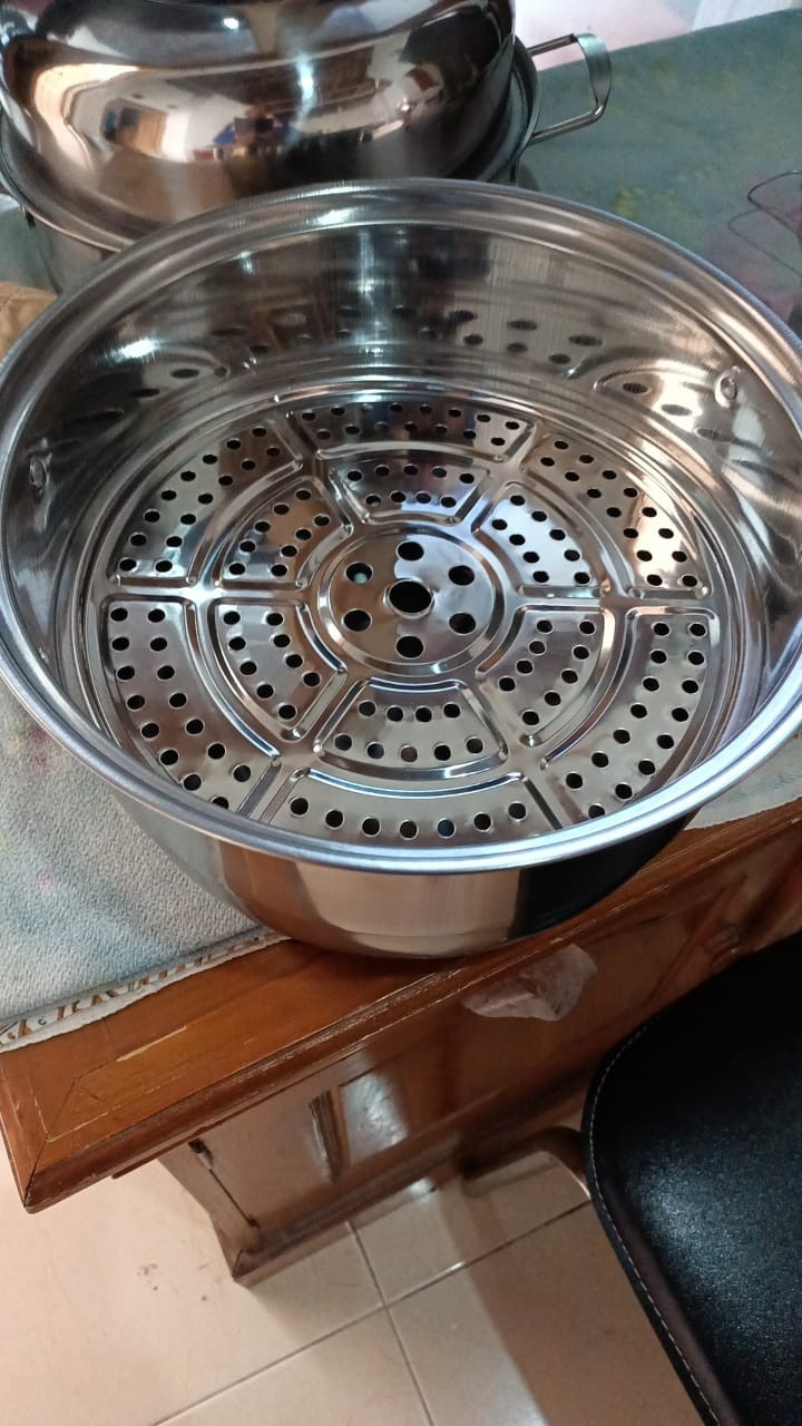 Calypso Panci Kukus Steamer 3 Susun 30cm Dandang Kukusan Stainless Ori Good Quality Best Seller