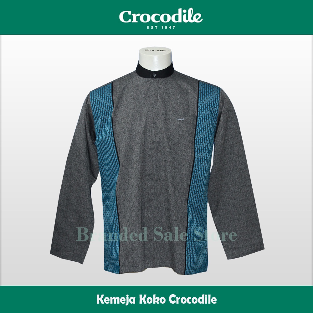 Baju Koko Crocodile / Kemeja Muslim Pria Modern Lengan Panjang Crocodile 818-816