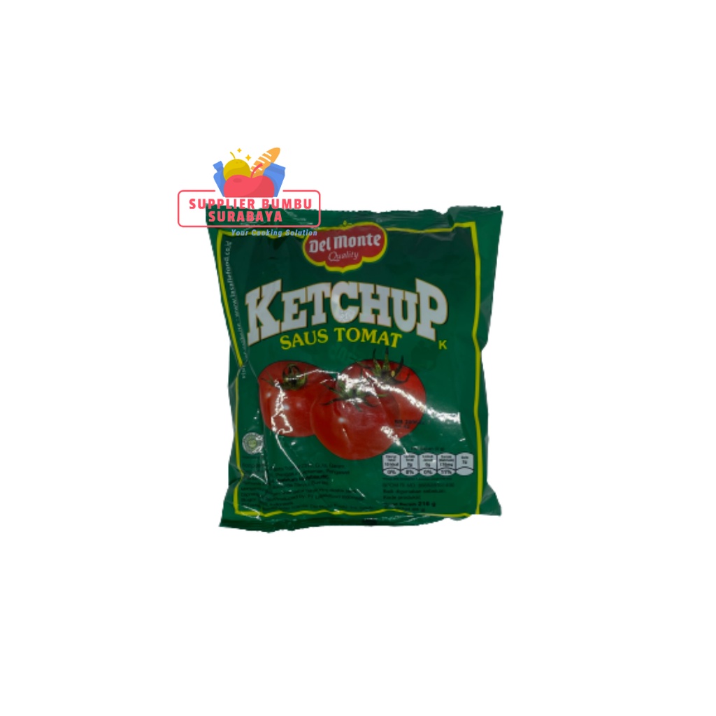 Delmonte Saos Tomat Ketchup &amp; Saus Sambal Extra Hot Chili Sauce Sachet