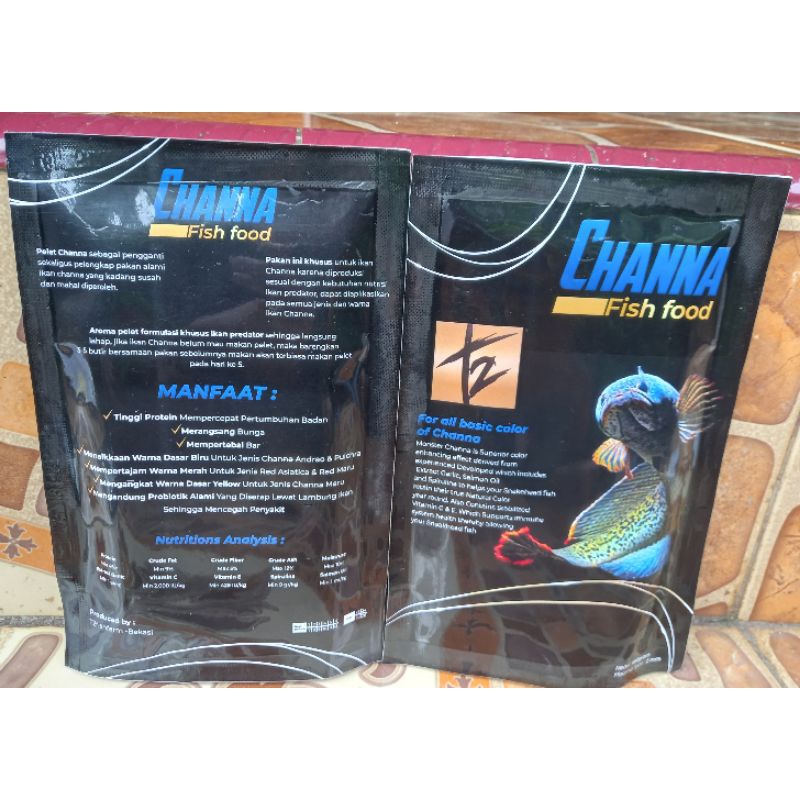 Channa Fish Food Blue