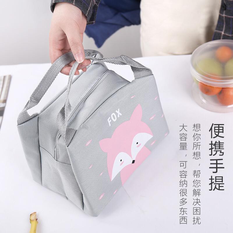 BRGUNIK Tas Bekal Karakter Lunch Bag Cooler Makanan Anak Tas Lunch Box Karakter Murah Import R142