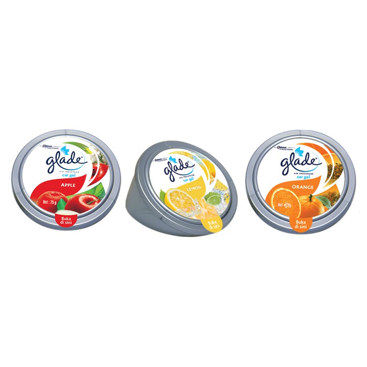 Glade Car Gel 75gr Pengharum Mobil - Air Freshener