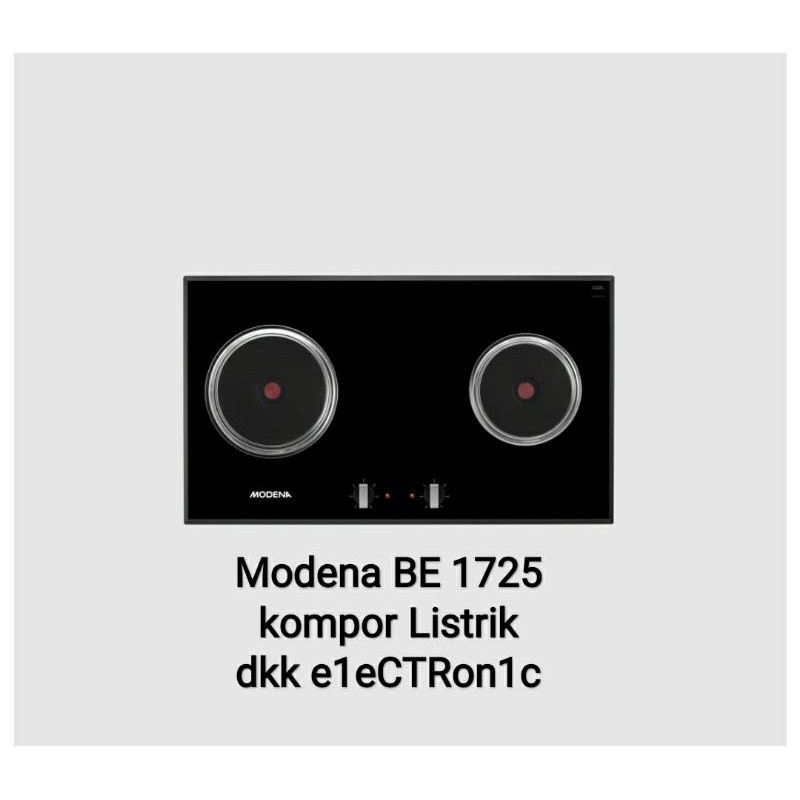 Modena BE1725 Kompor listrik 70cm 2 tungku