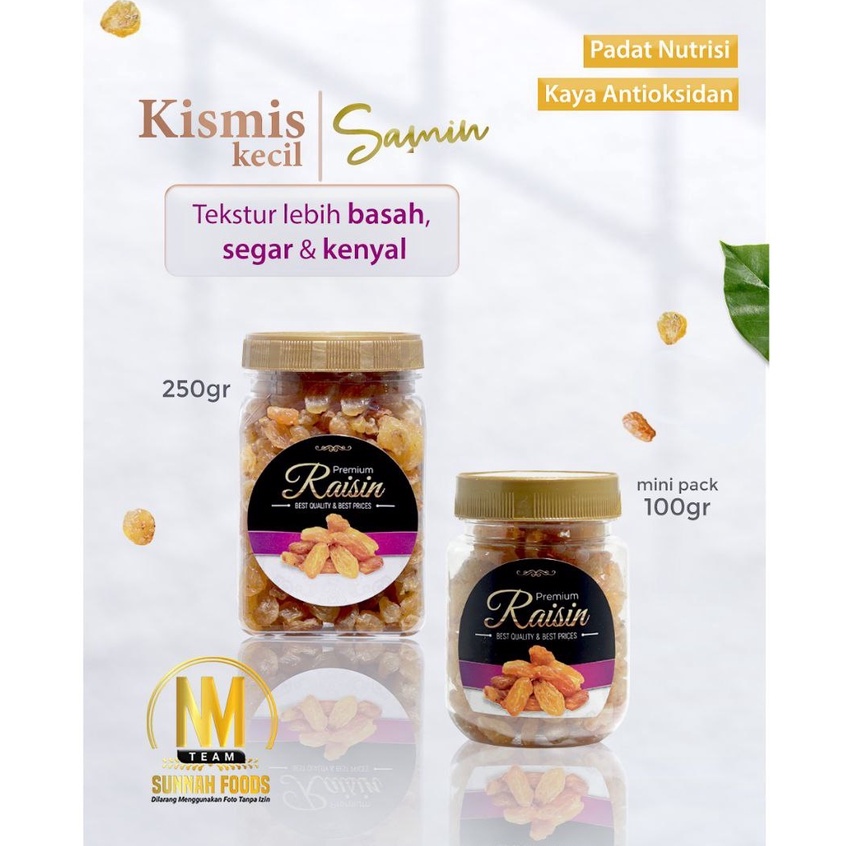 

Kismis Kecil Dominan Manis