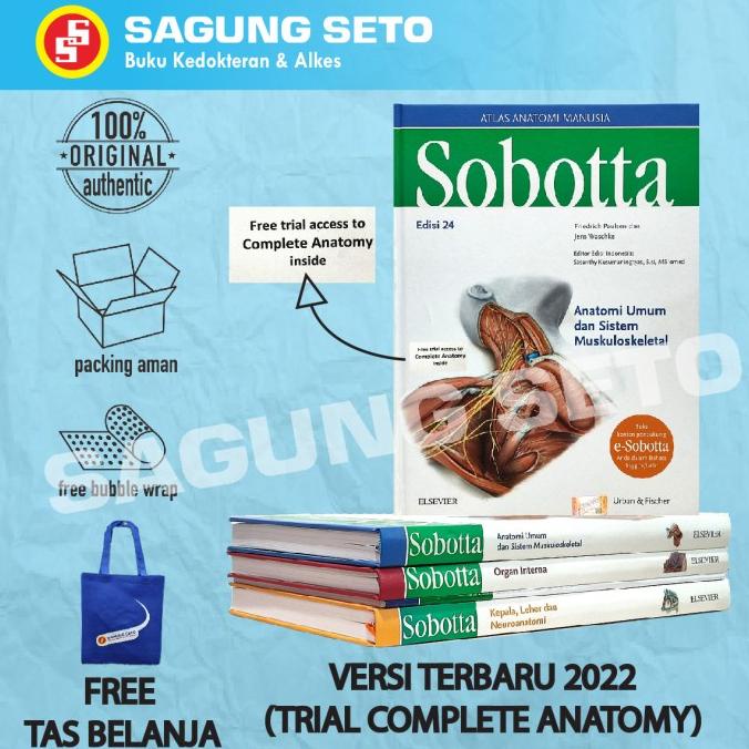 

SOBOTTA ATLAS ANATOMI MANUSIA 4 VOL-SET EDISI 24 BAHASA INDONESIA