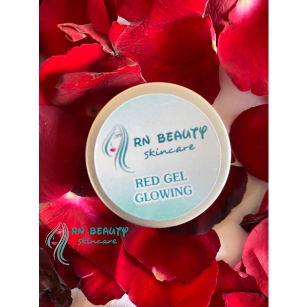 RED GEL GLOWING RN BEAUTY SKINCARE