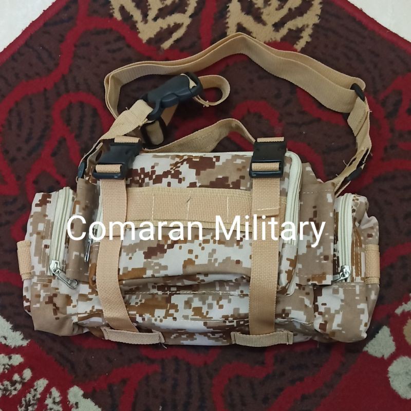 TAS SELEMPANG LORENG DISERT / TAS SAMPING ARMY LORENG GURUN