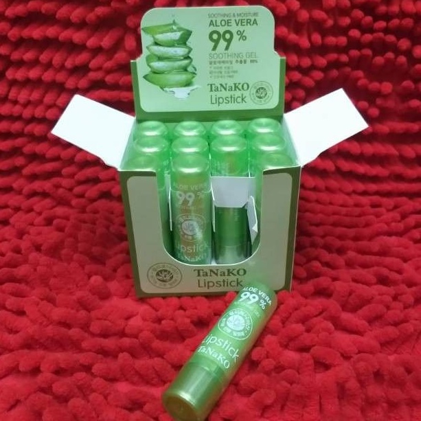 Tanako lipstik aloe vera HT-022 harga 1 lusin