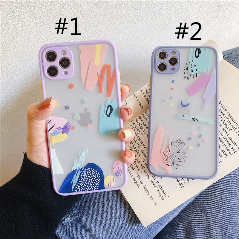 ãSoft caseã'Personal graffiti Color border For iPhone 7/8